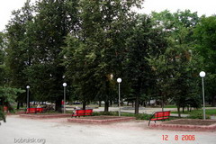 Сквер на улице Минской